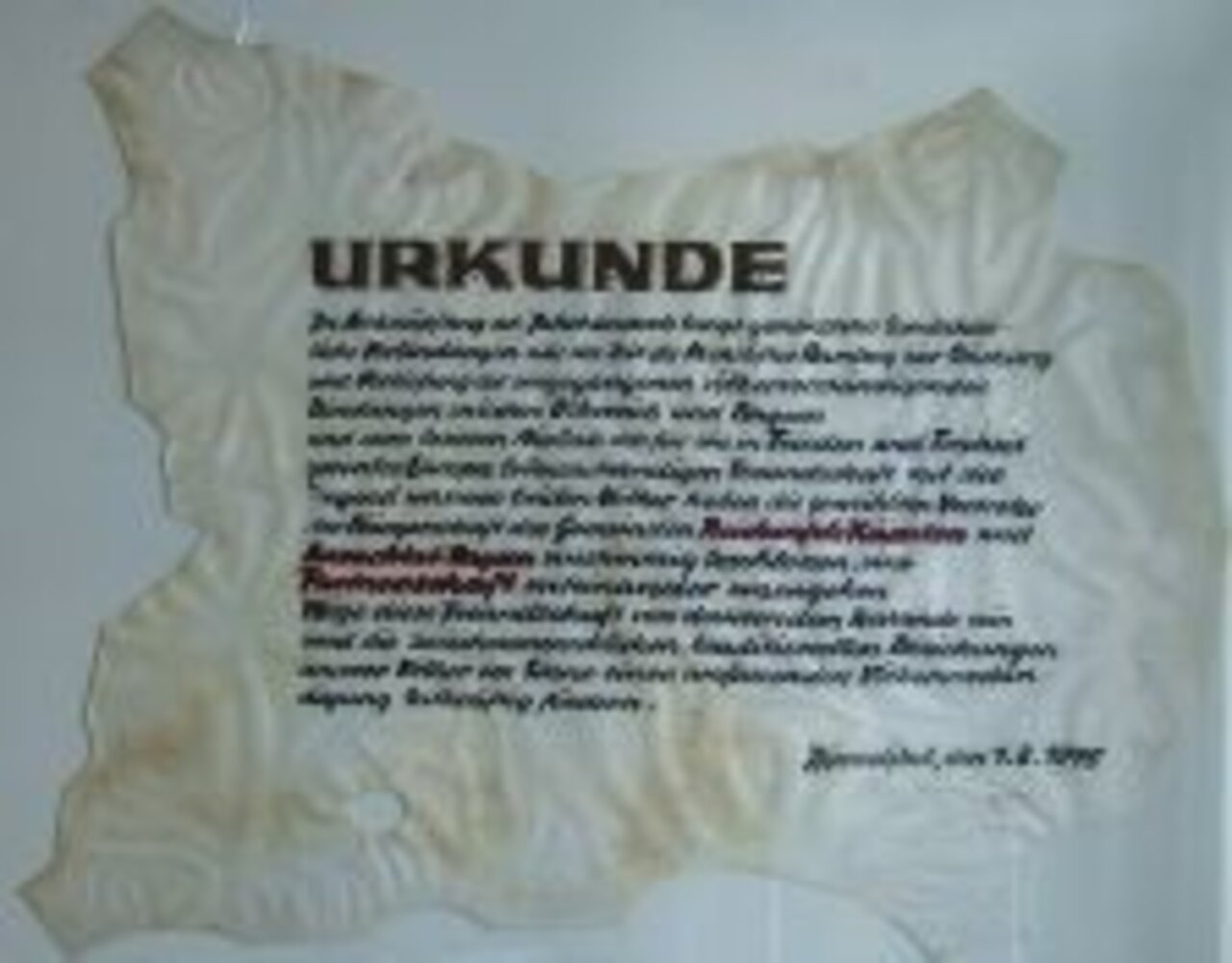 Urkunde